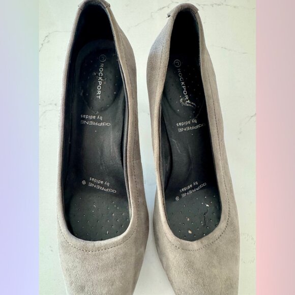 Rockport Grey Suede Heels – Size 7 - Picture 2 of 5